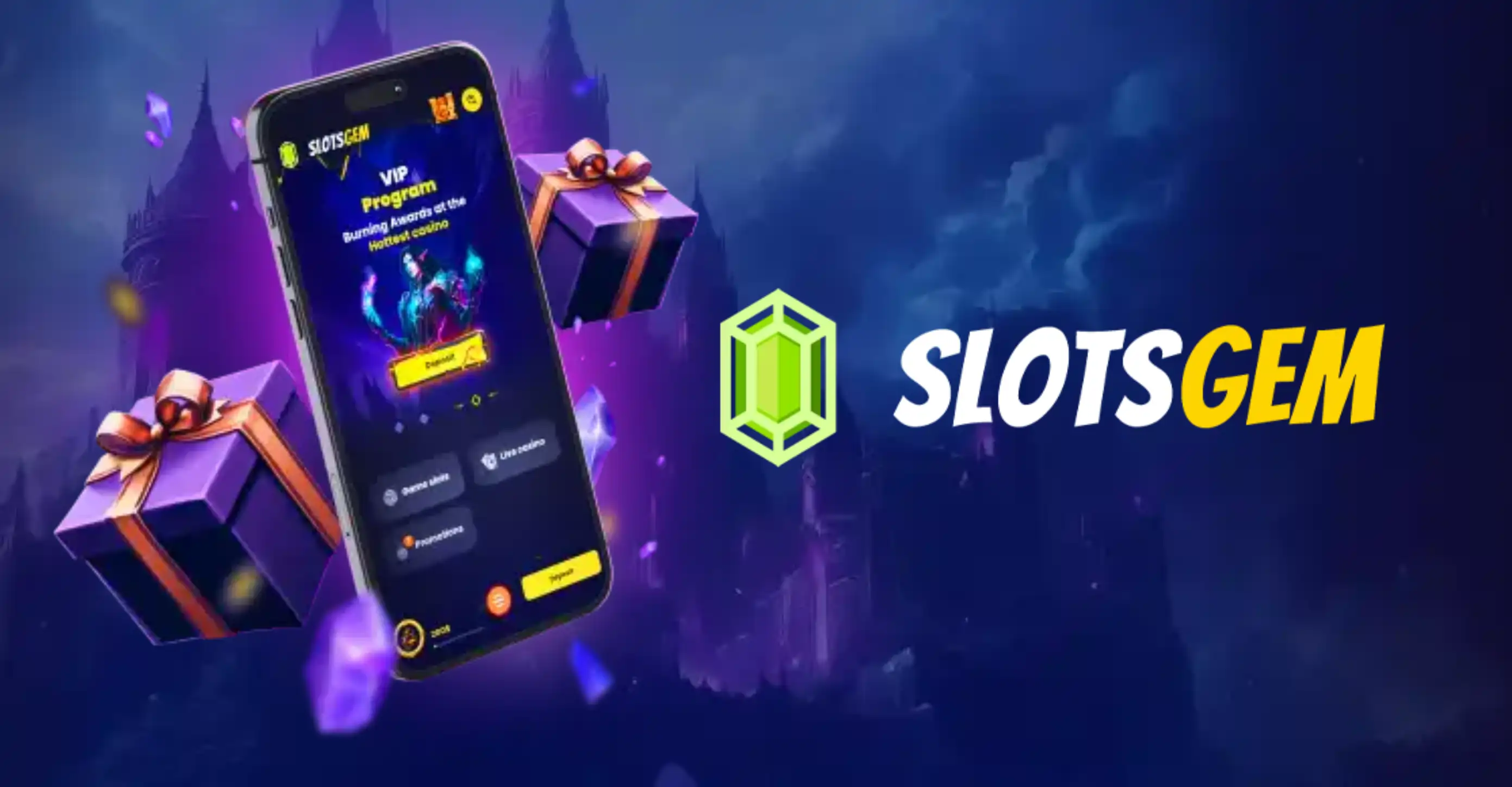 Slotsgem Casino App-Screenshot